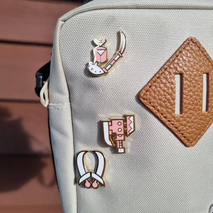 Monster Hunter Pins by raphpapercuts