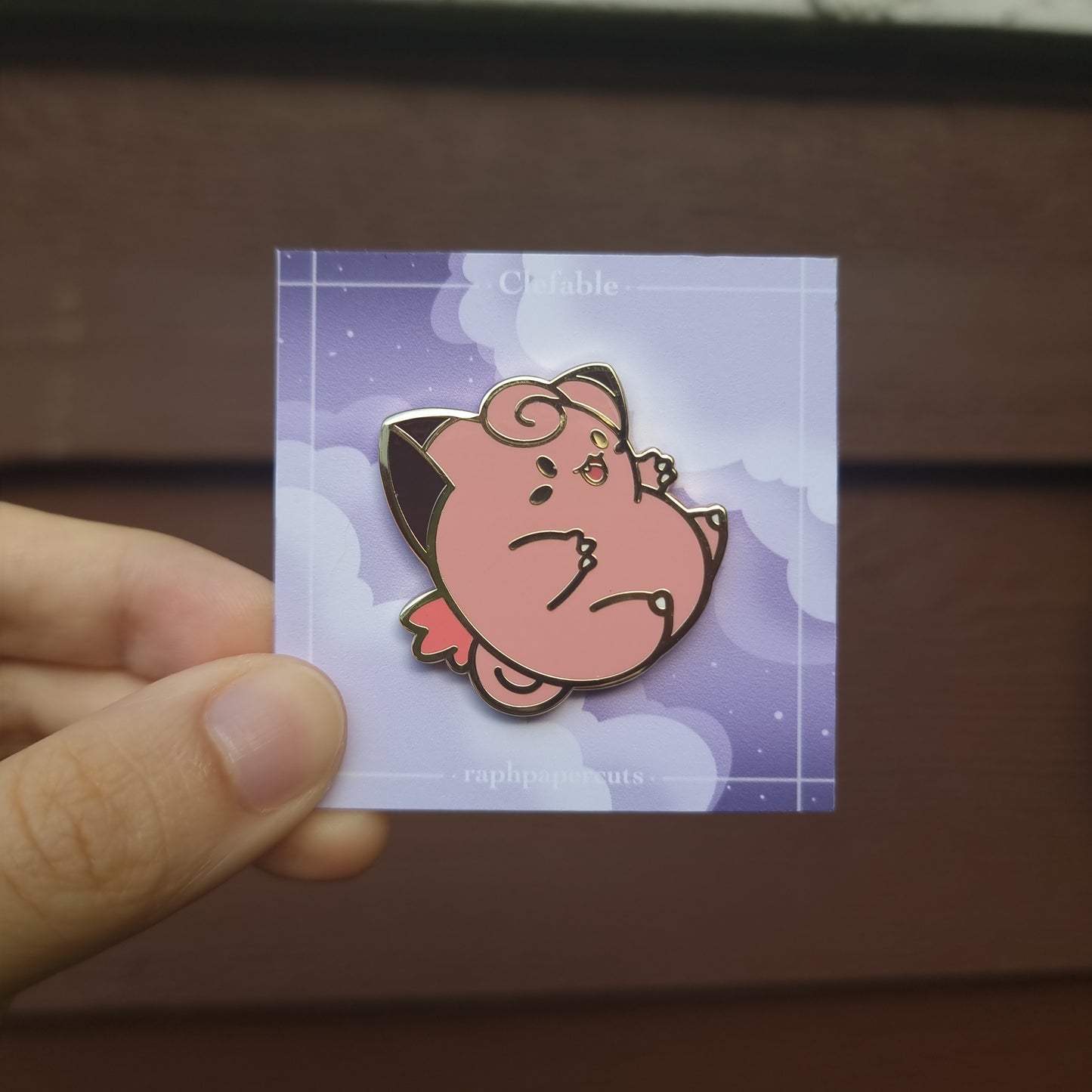 Clefable Enamel Pin