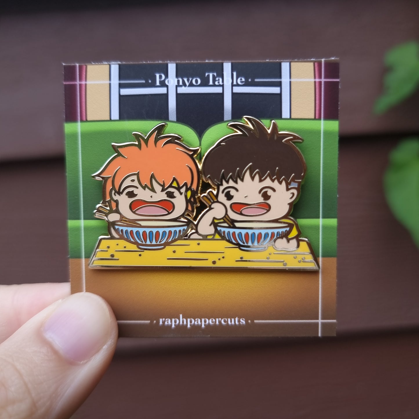Ponyo Table Enamel Pin