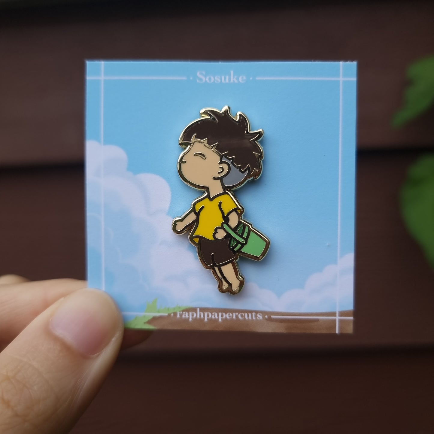 Sosuke Enamel Pin