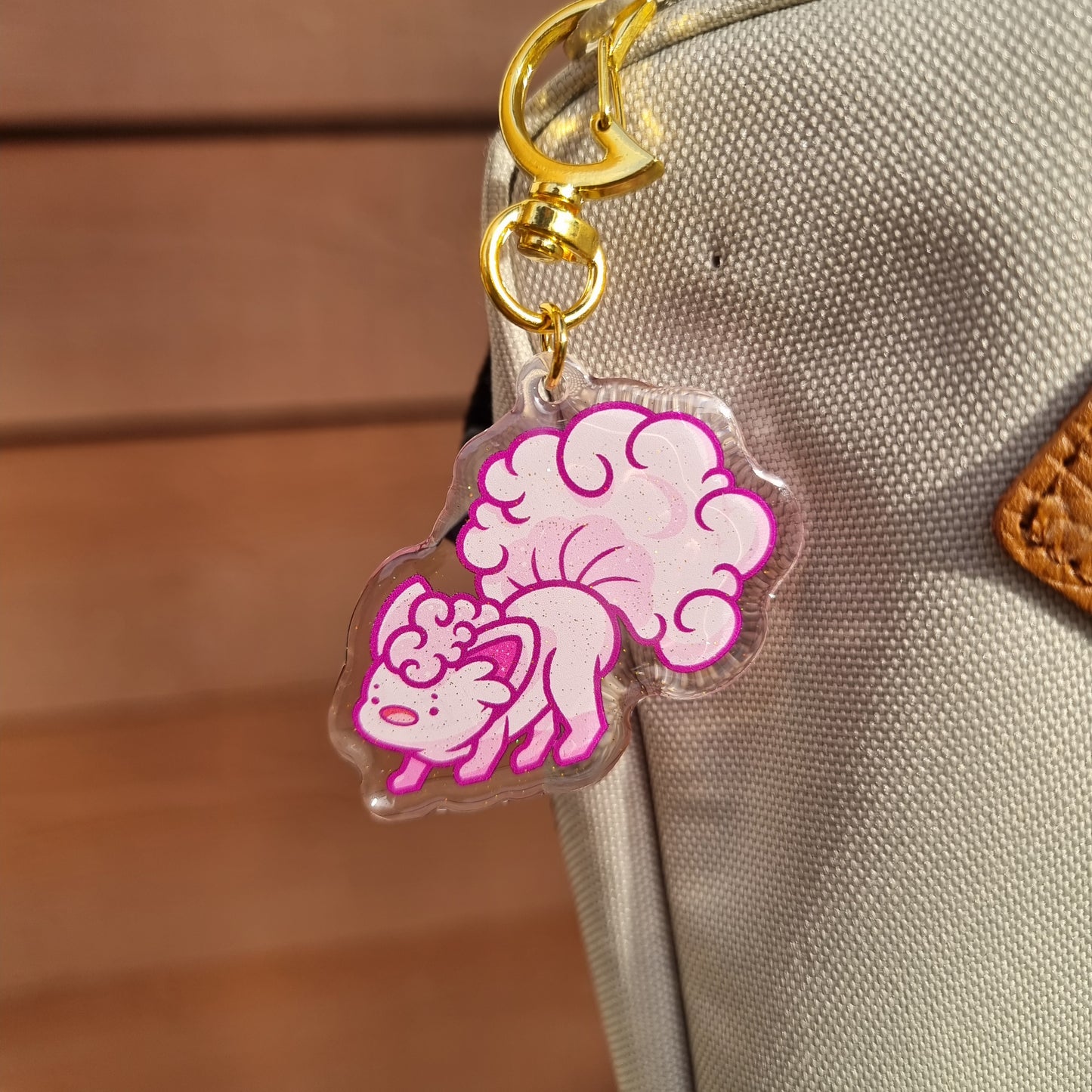 Alolan Vulpix Keychain