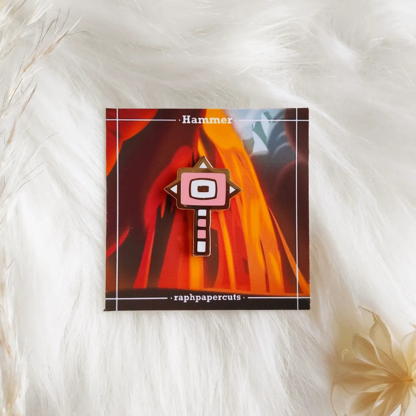 Hammer Enamel Pin