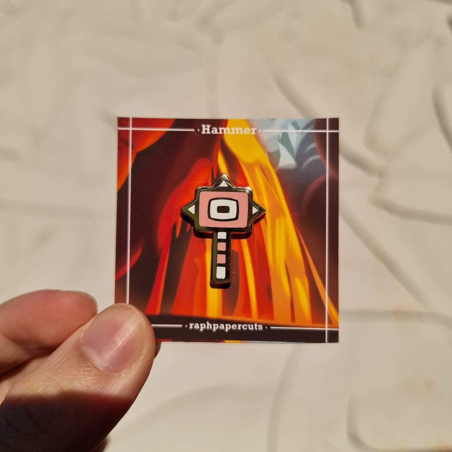 Hammer Enamel Pin