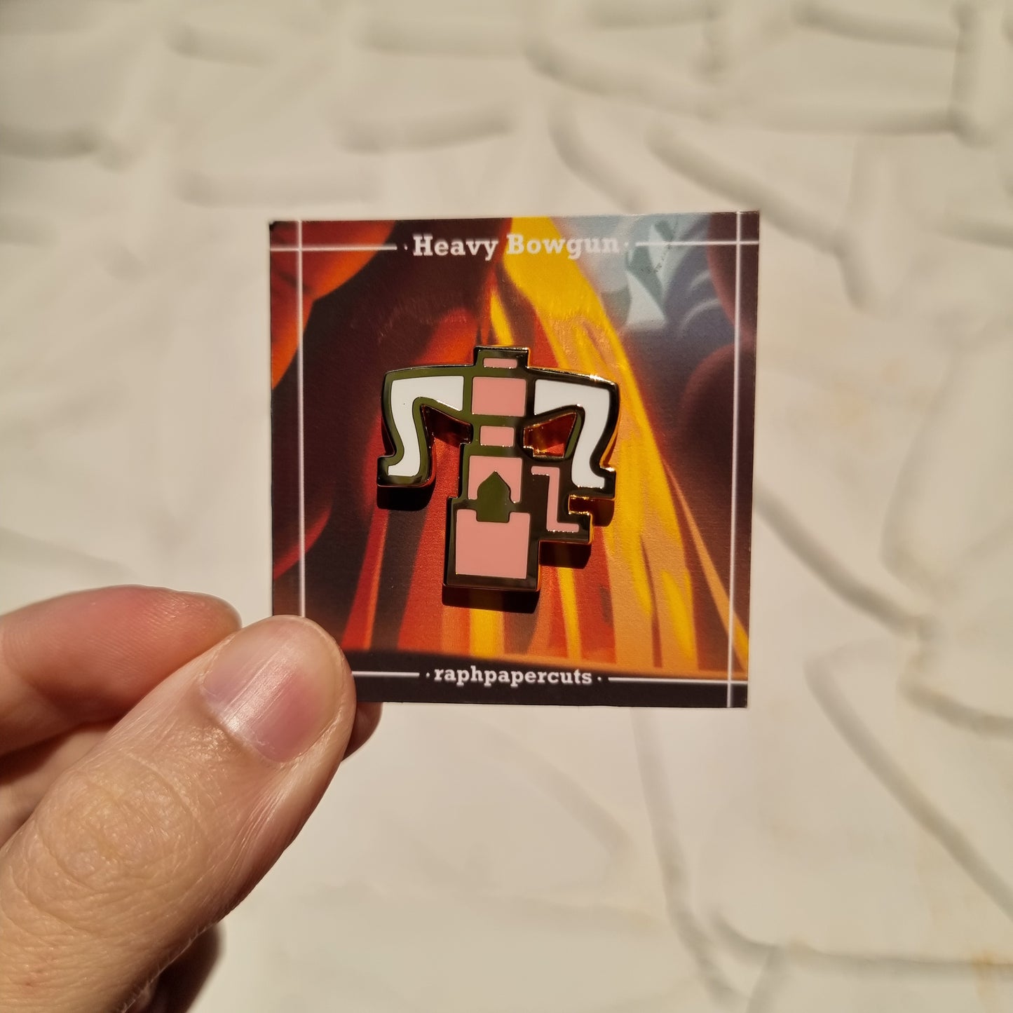 Heavy Bowgun Enamel Pin
