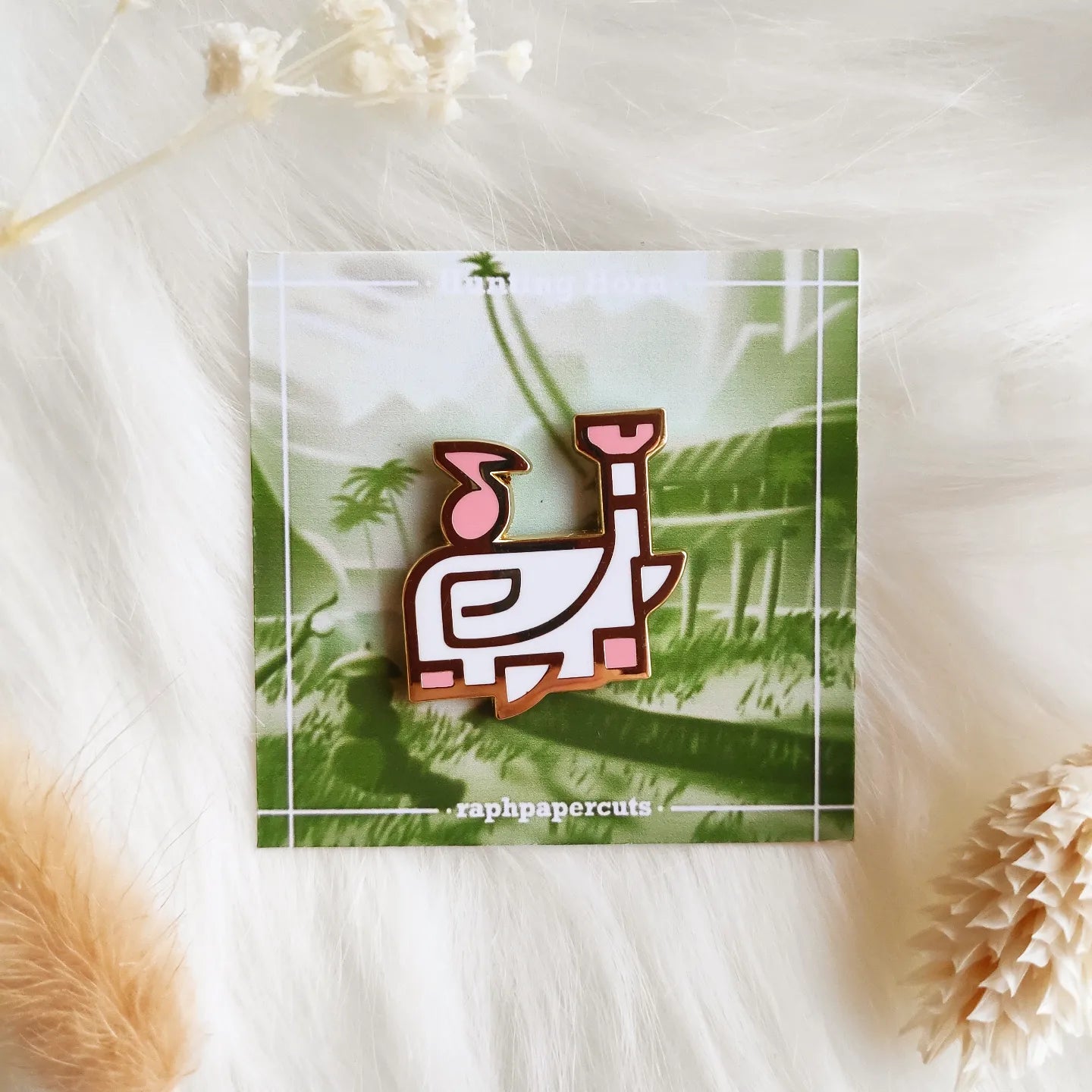 Hunting Horn Enamel Pin