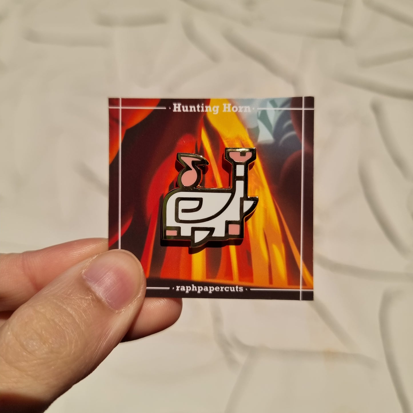 Hunting Horn Enamel Pin