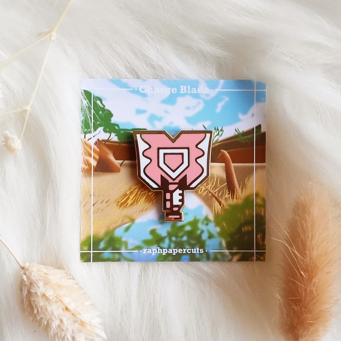 Charge Blade Enamel Pin