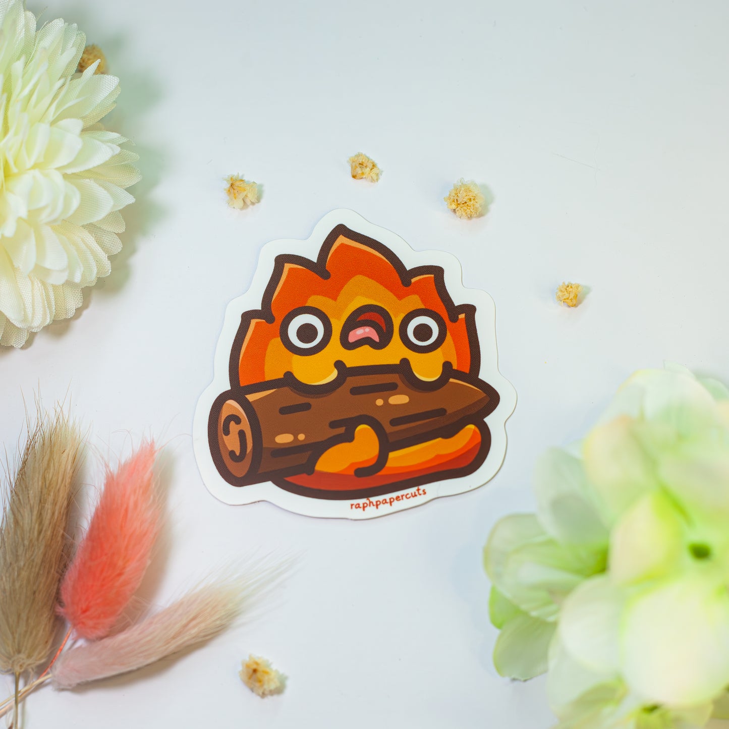 Calcifer Hanging Sticker