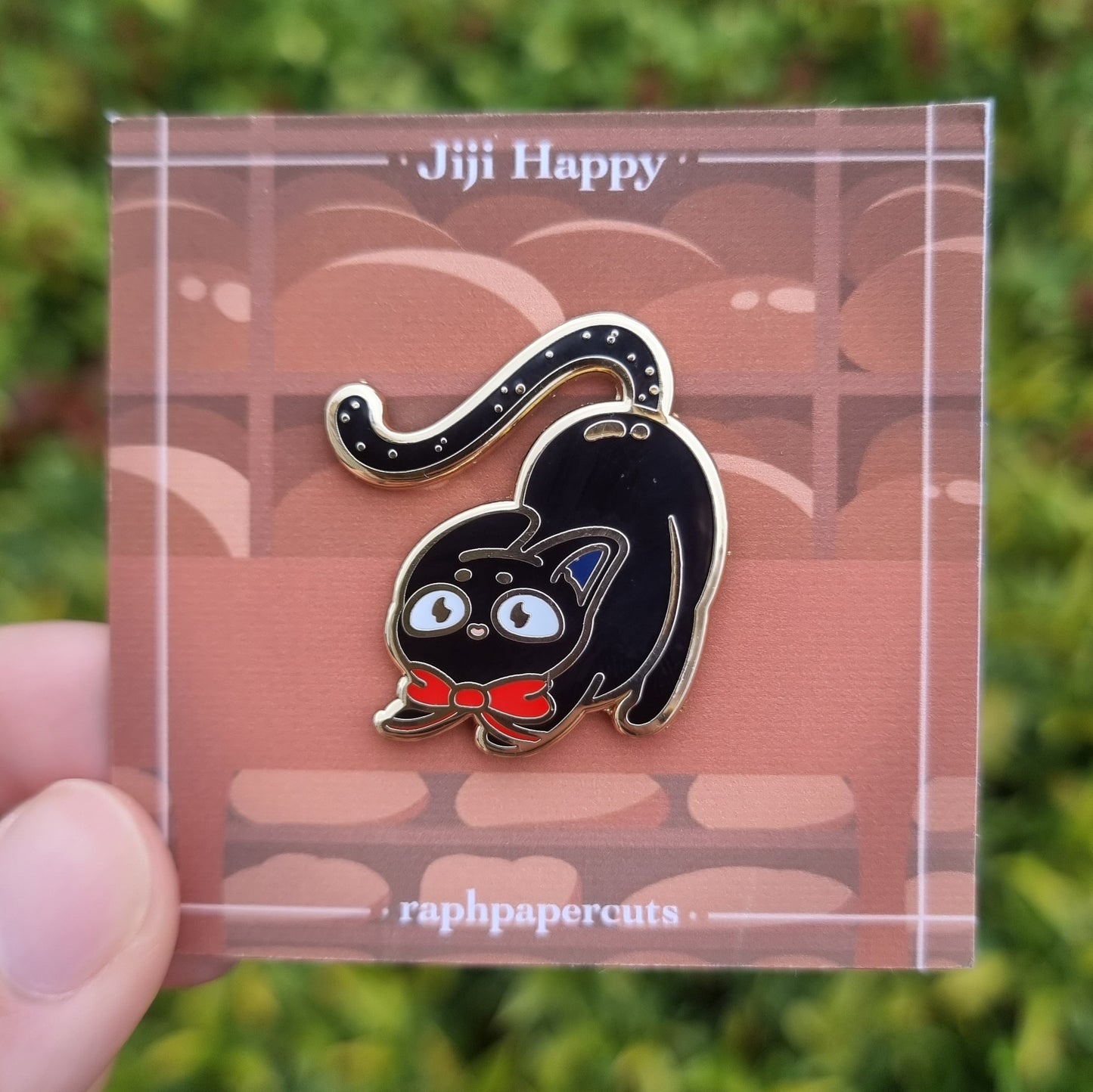 Jiji Happy Enamel Pin
