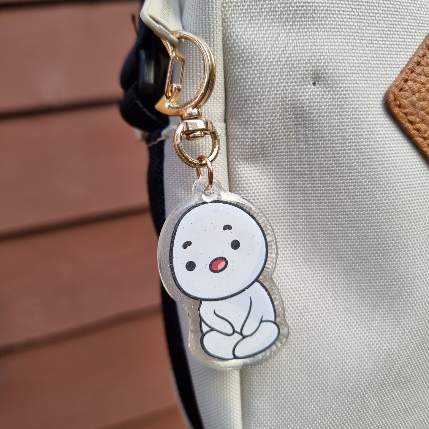 Kodama Sitting Keychain