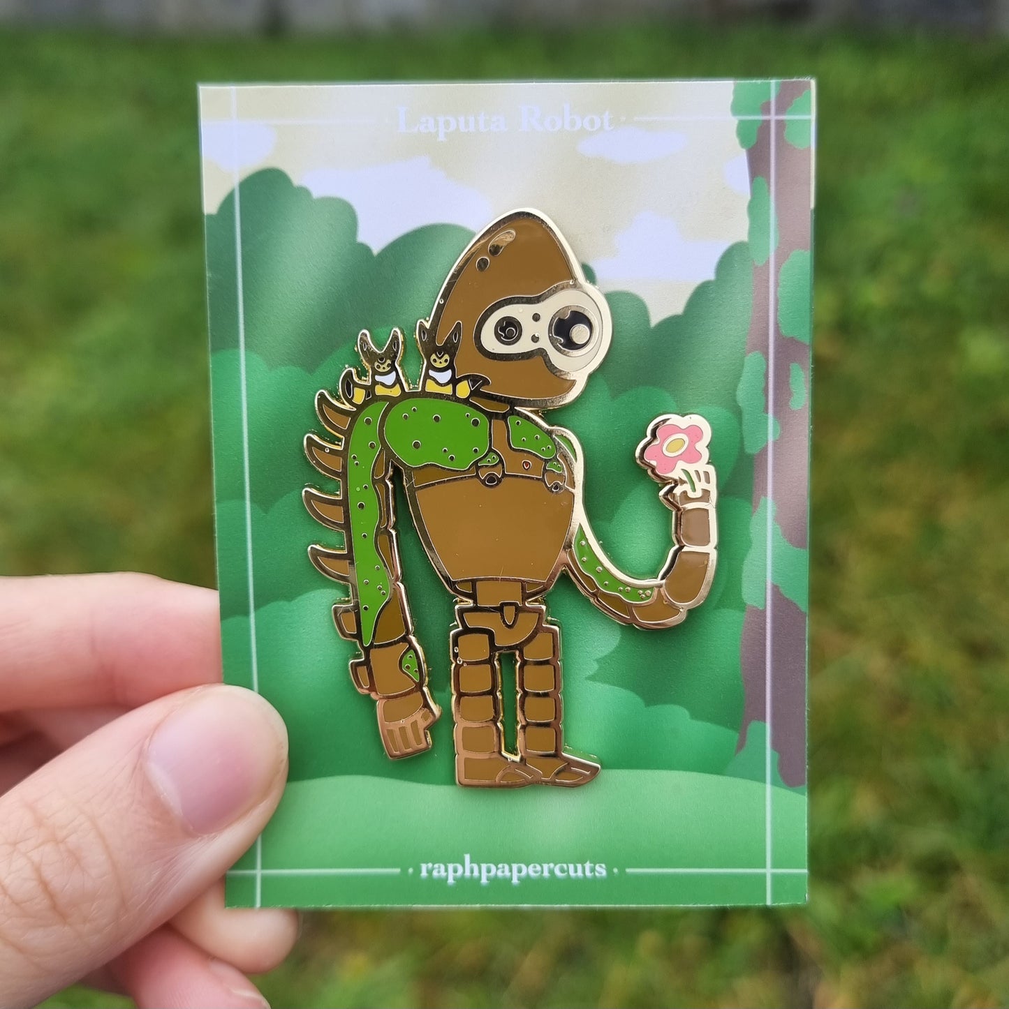 Laputa Robot Enamel Pin