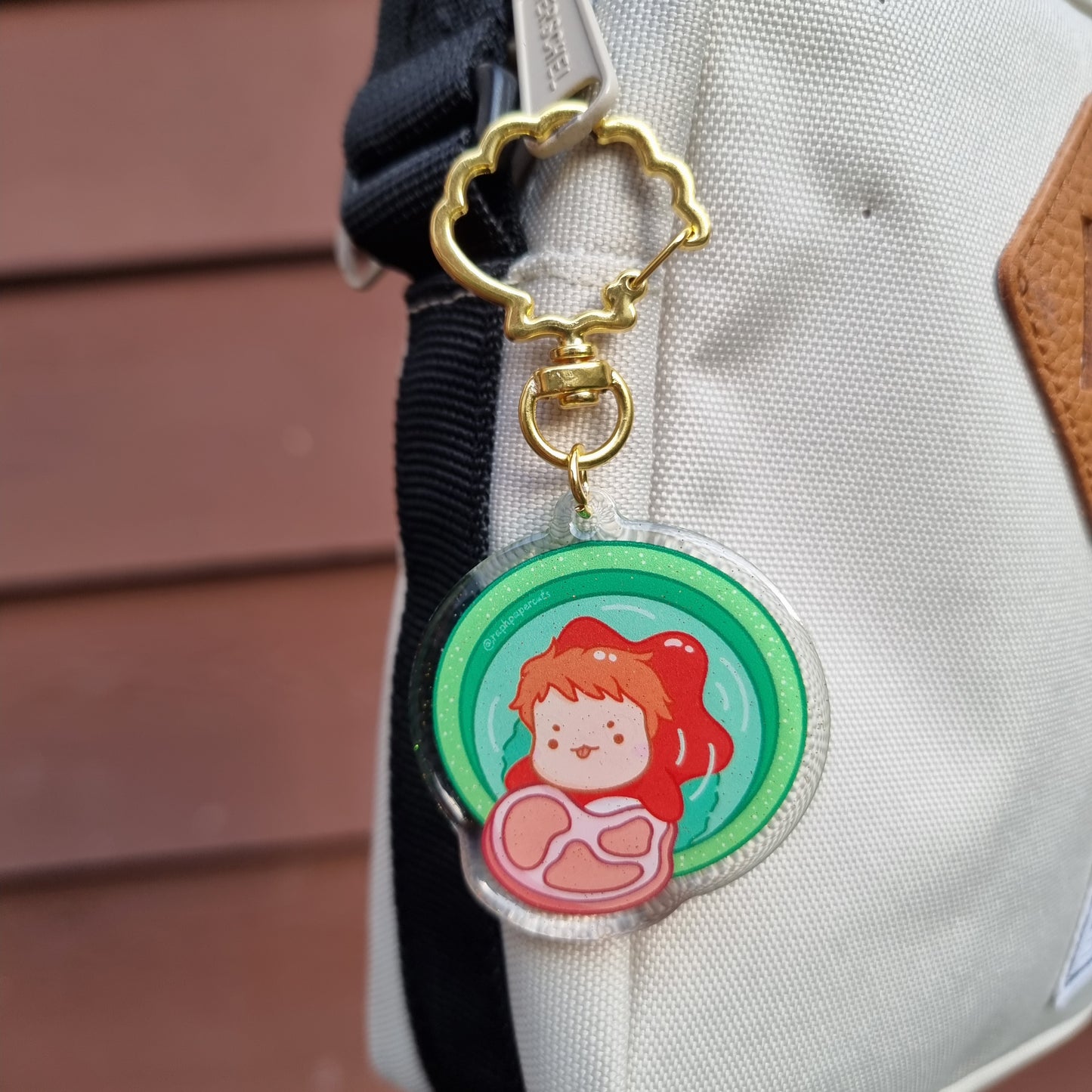 Ponyo Bucket Keychain