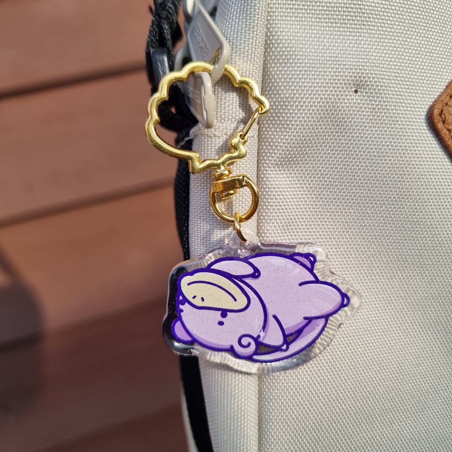 Slowpoke Keychain