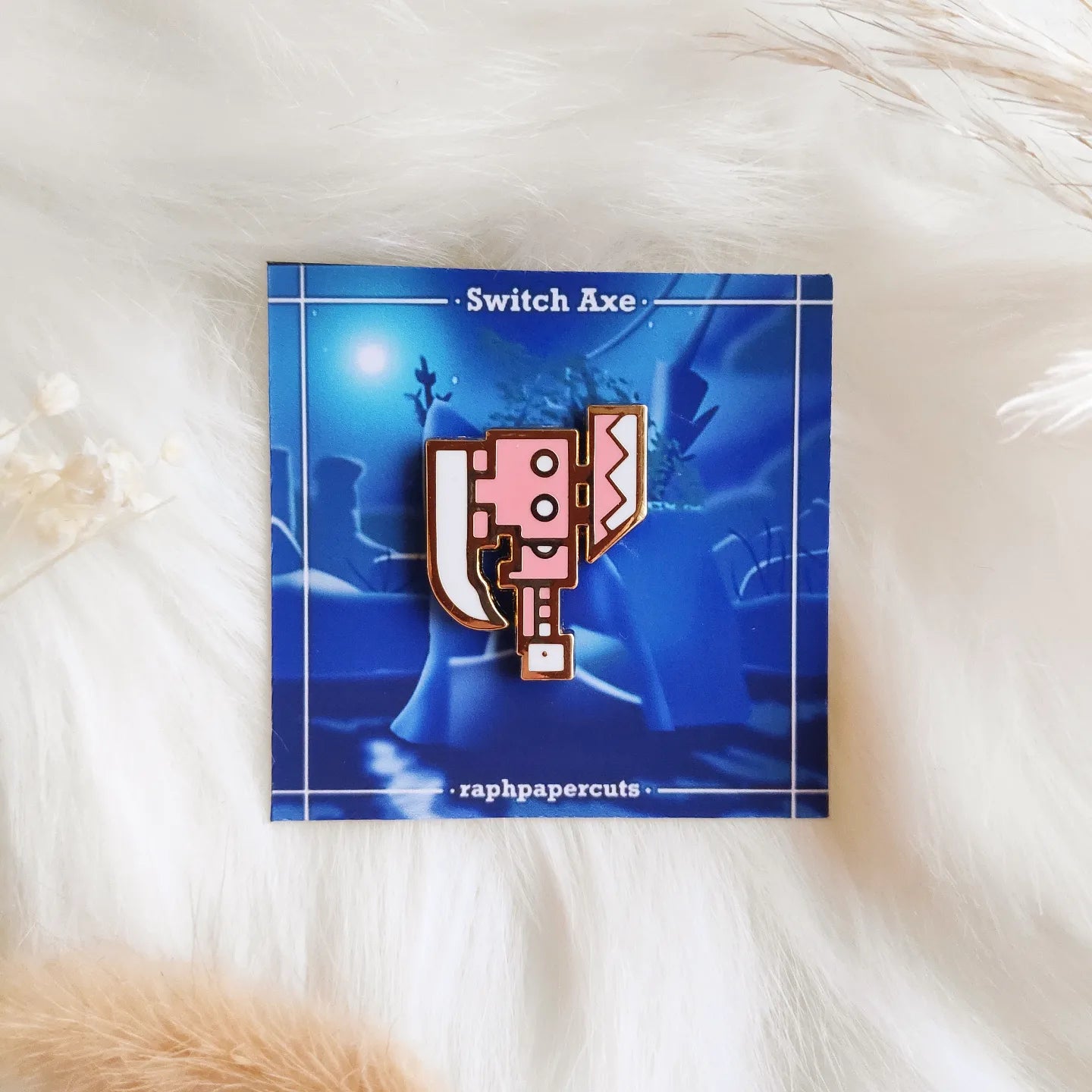 Switch Axe Enamel Pin