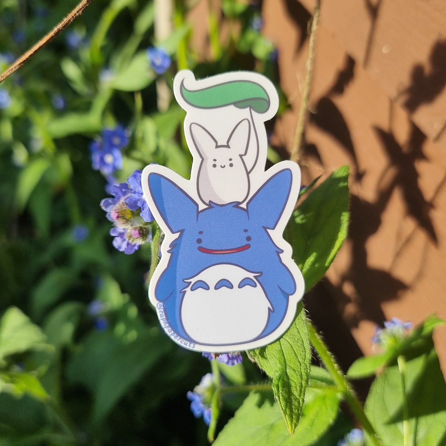 Chu & Chibi Totoro Sticker