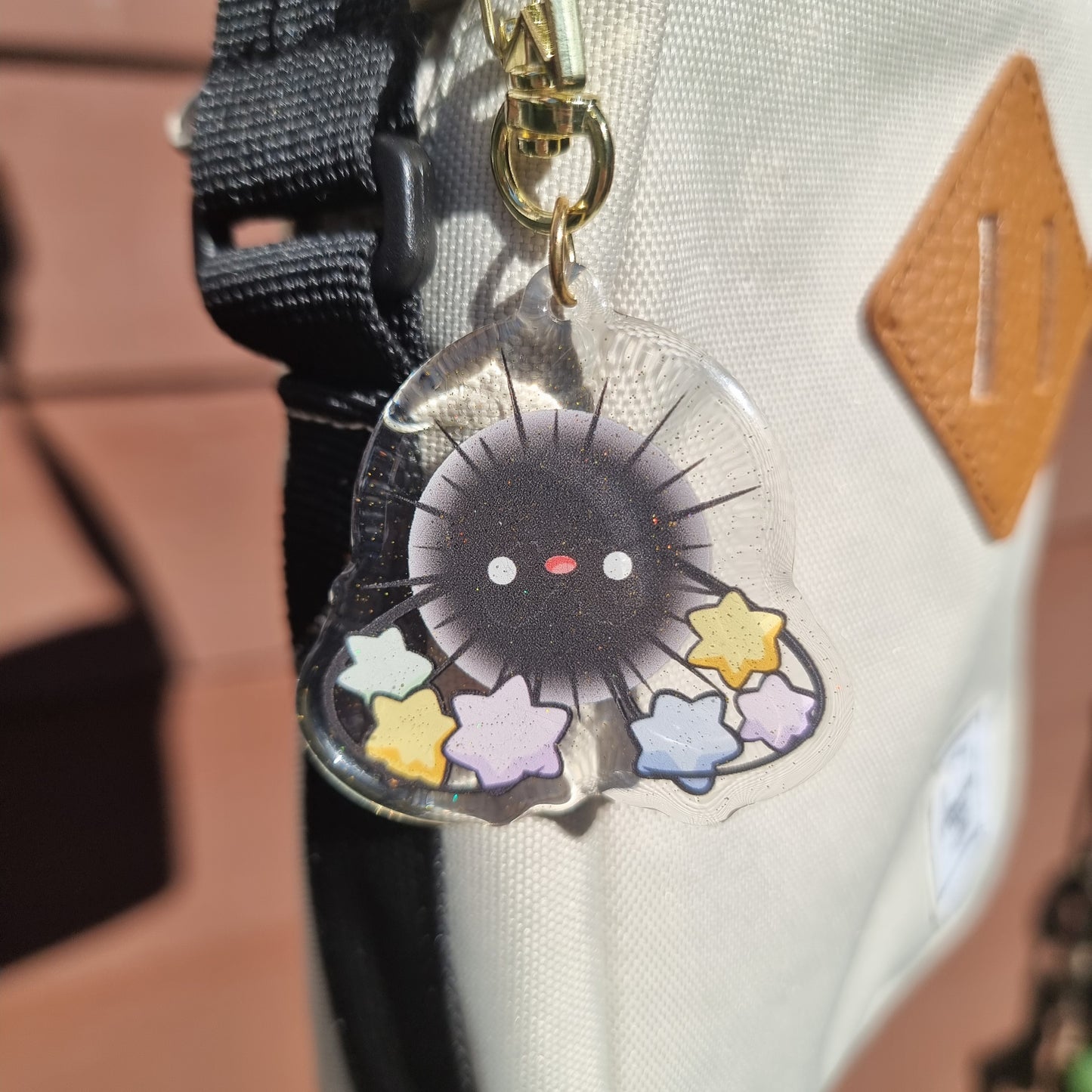 Susuwatari Stars Keychain