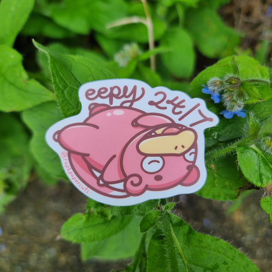 Slowpoke Eepy Sticker