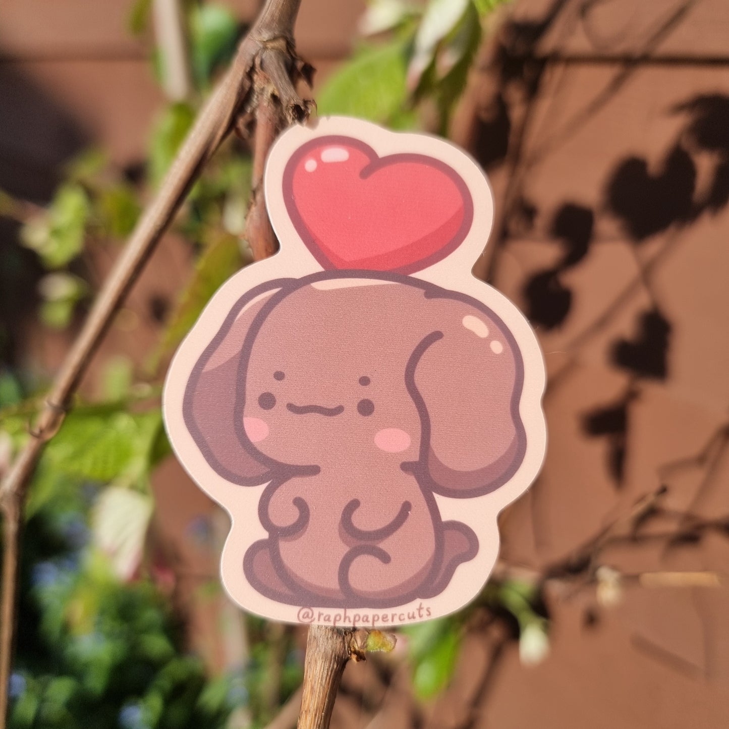 Mochi Heart Sticker