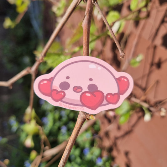 Riceball Heart Sticker