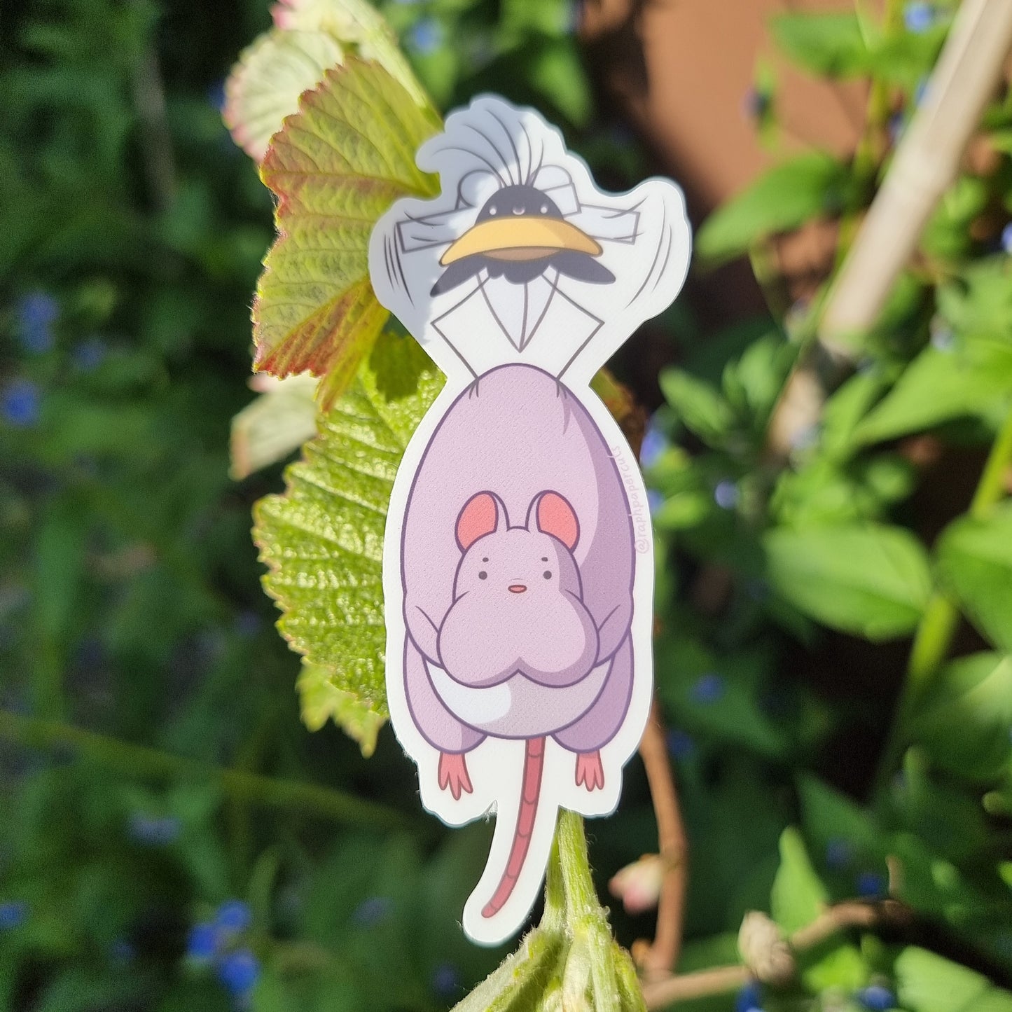 Mouse & Fly Sticker