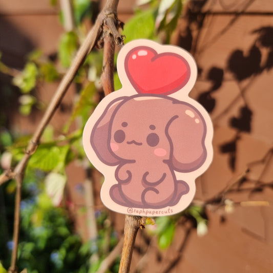 Mochi Heart Sticker