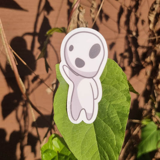 Kodama Waving Sticker