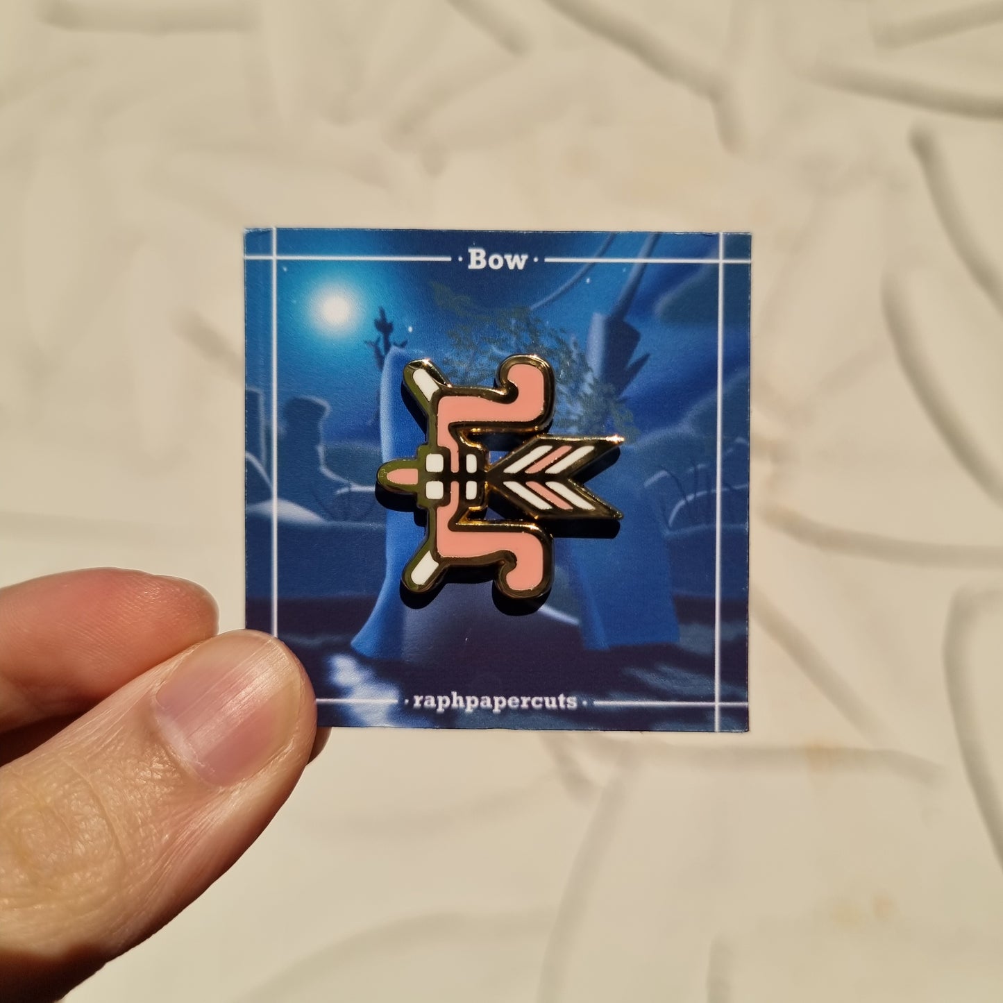 Bow Enamel Pin