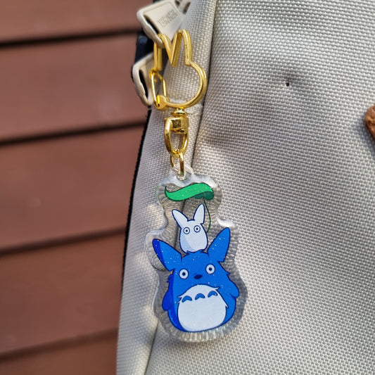 Chu & Chibi Totoro Keychain