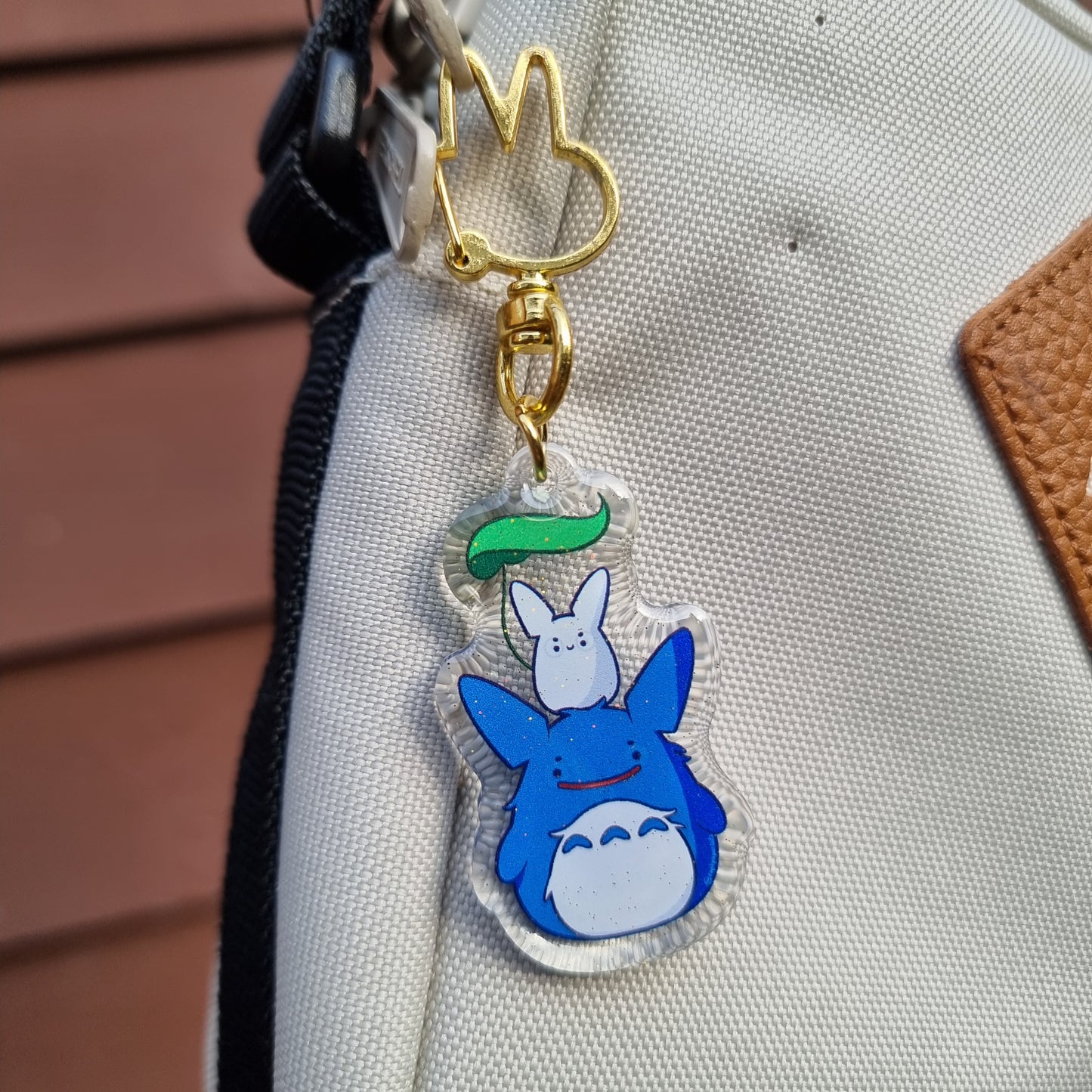 Chu & Chibi Totoro Keychain