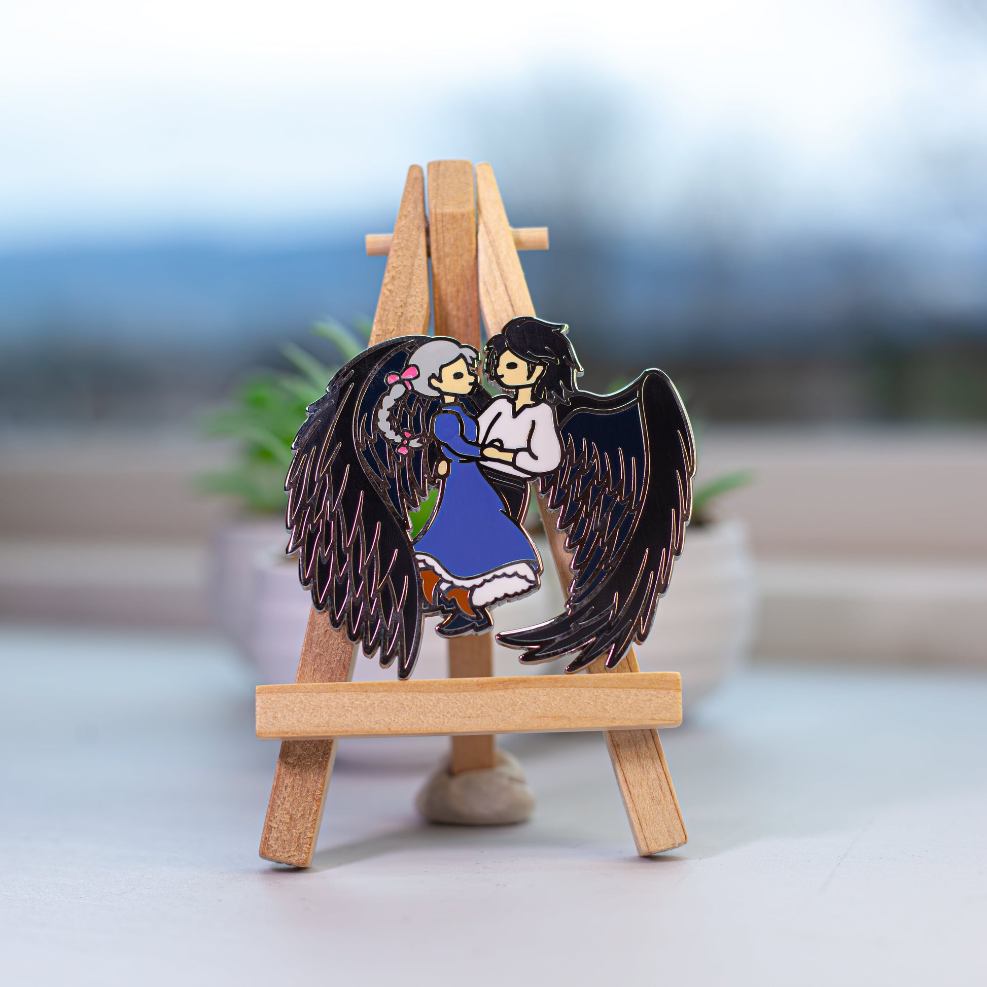 Howl Wings Pin
