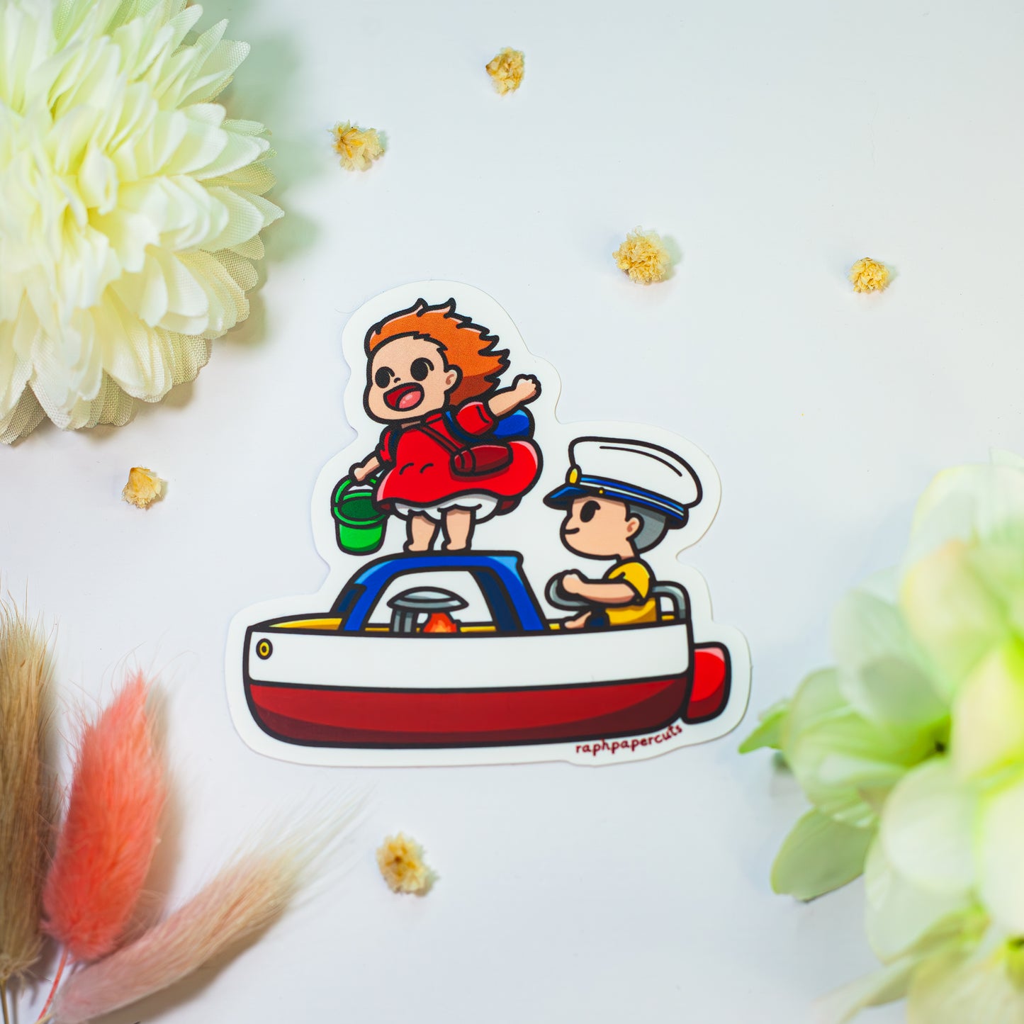 Ponyo Boat Sticker