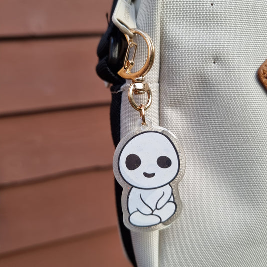 Kodama Sitting Keychain