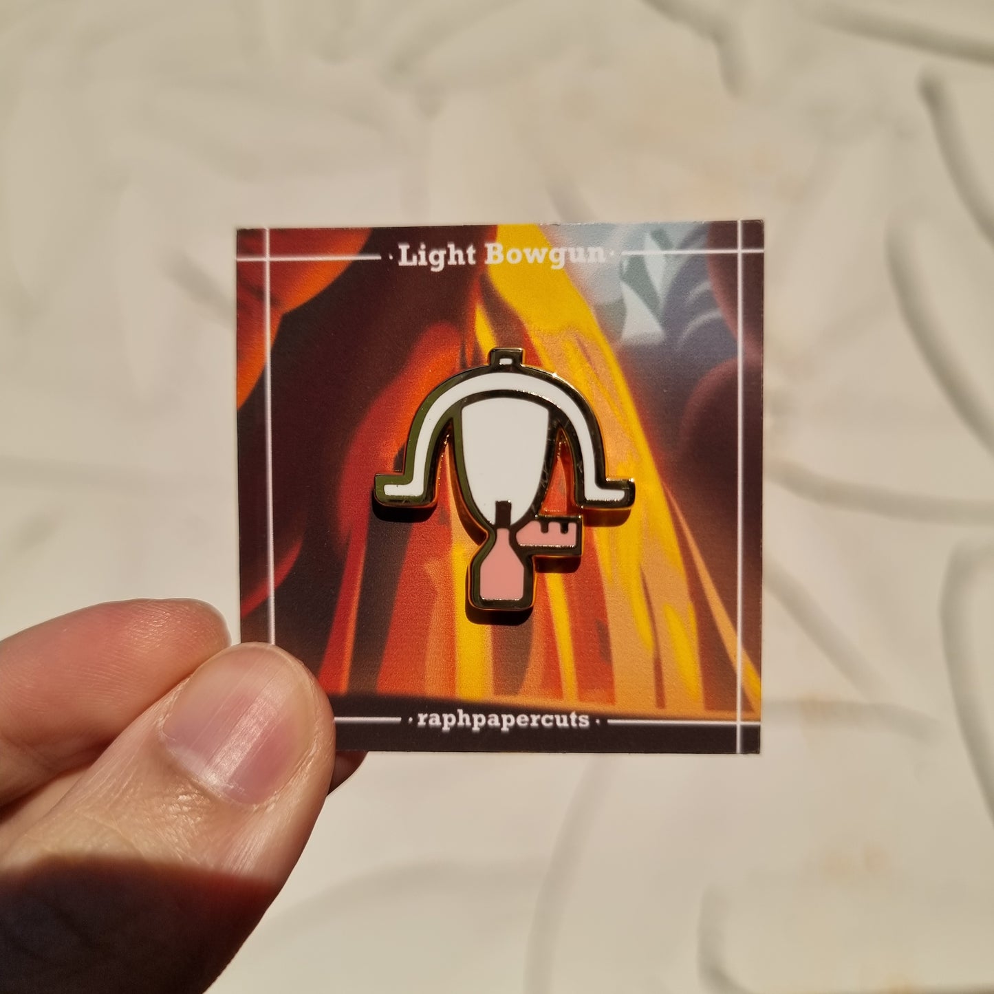 Light Bowgun Enamel Pin