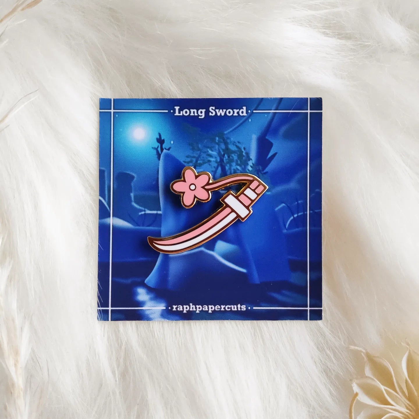 Longsword Enamel Pin