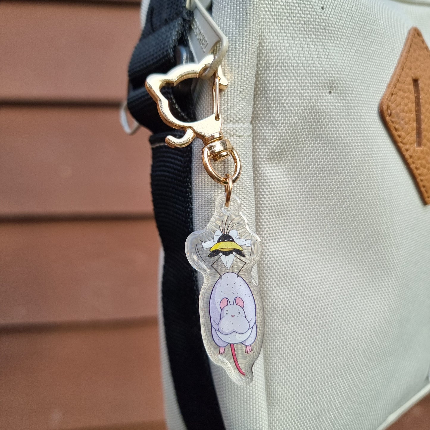 Mouse & Fly Keychain