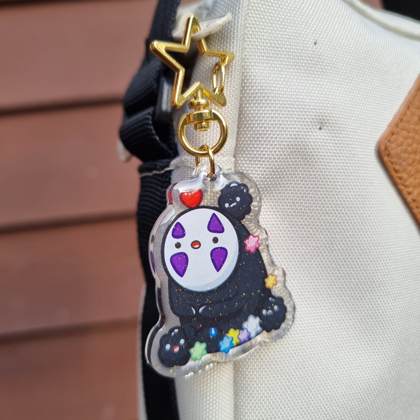 No Face Smiles Keychain