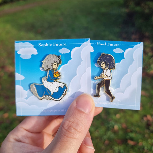 Sophie & Howl Future Enamel Pin set