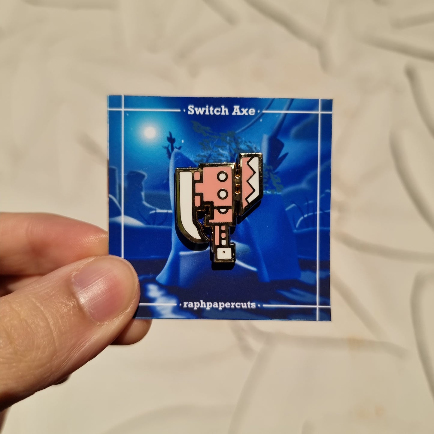 Switch Axe Enamel Pin