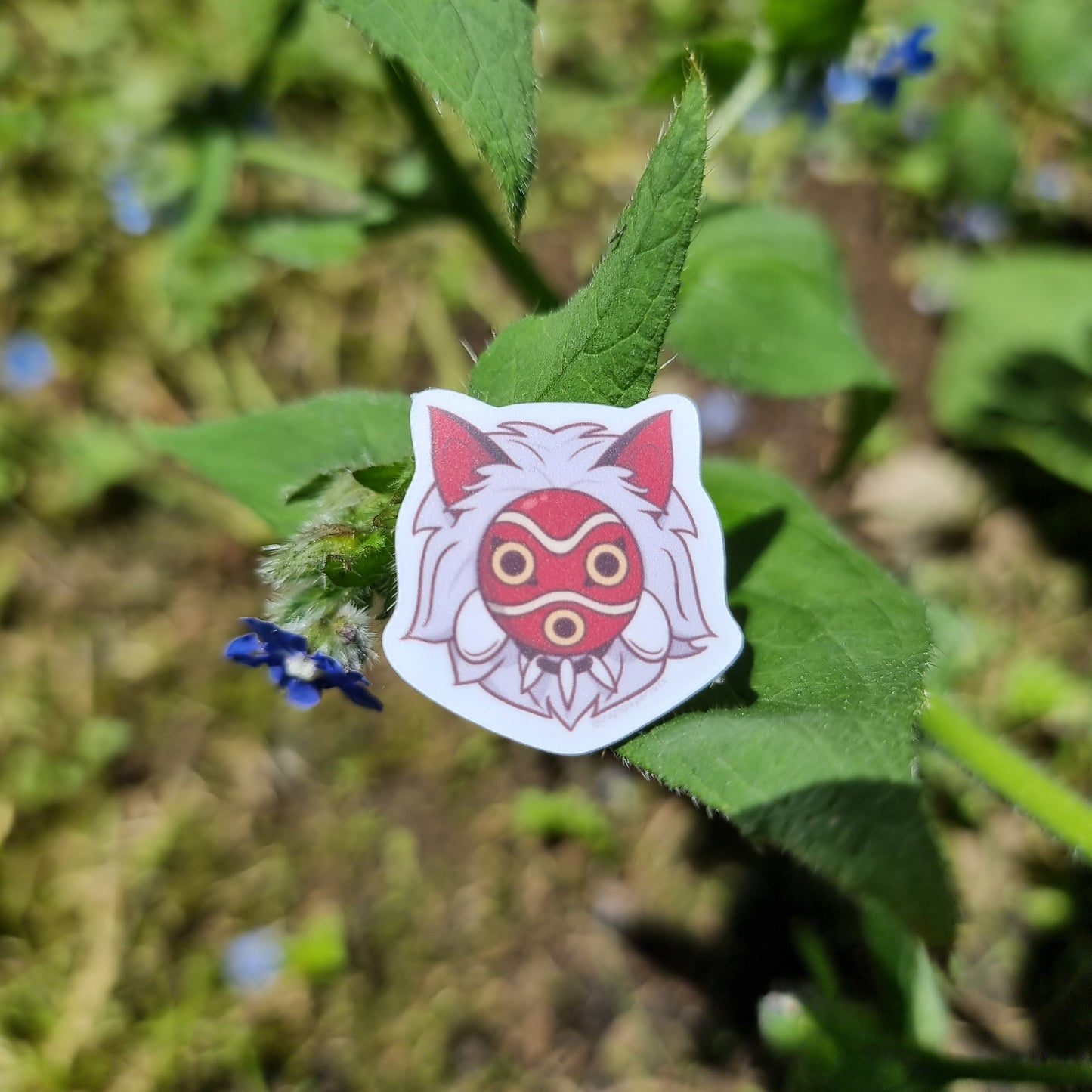 San's Mask Sticker