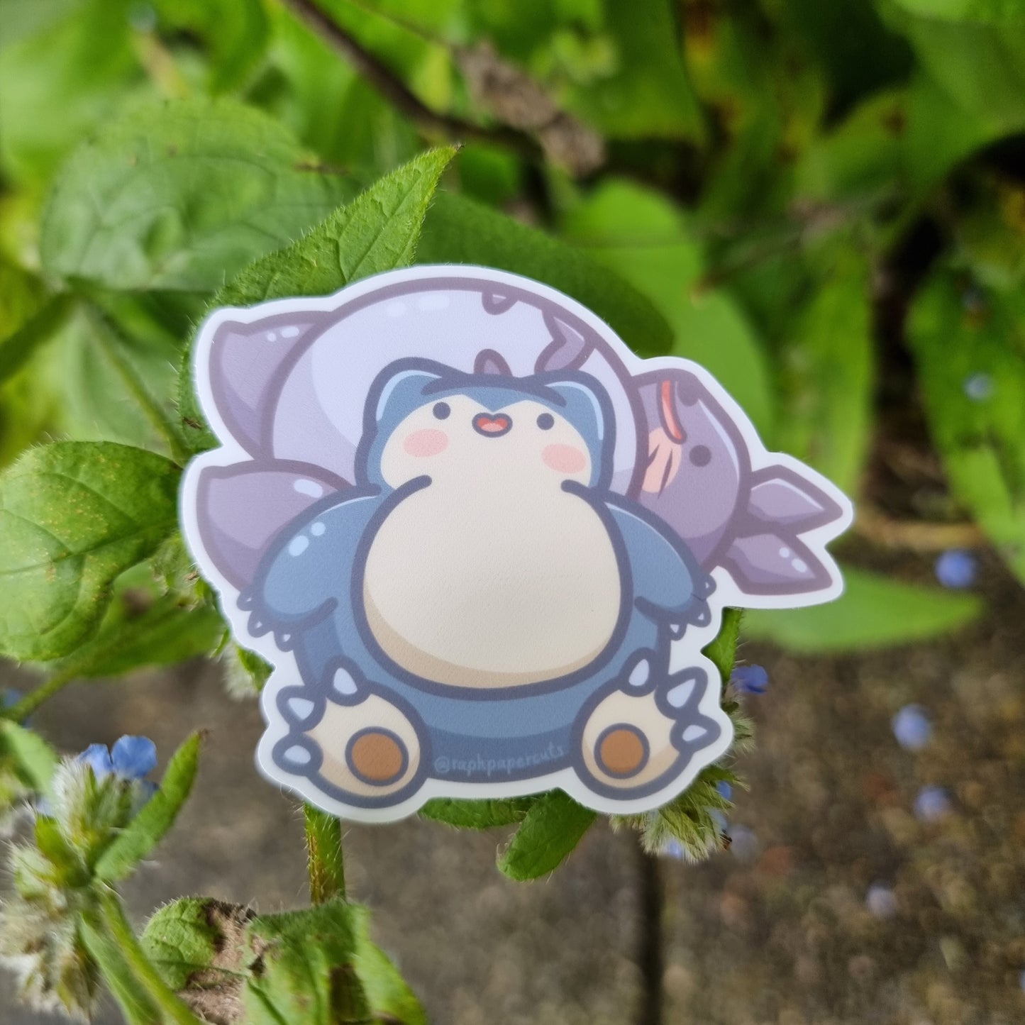 Snorlax & Totoro Sticker