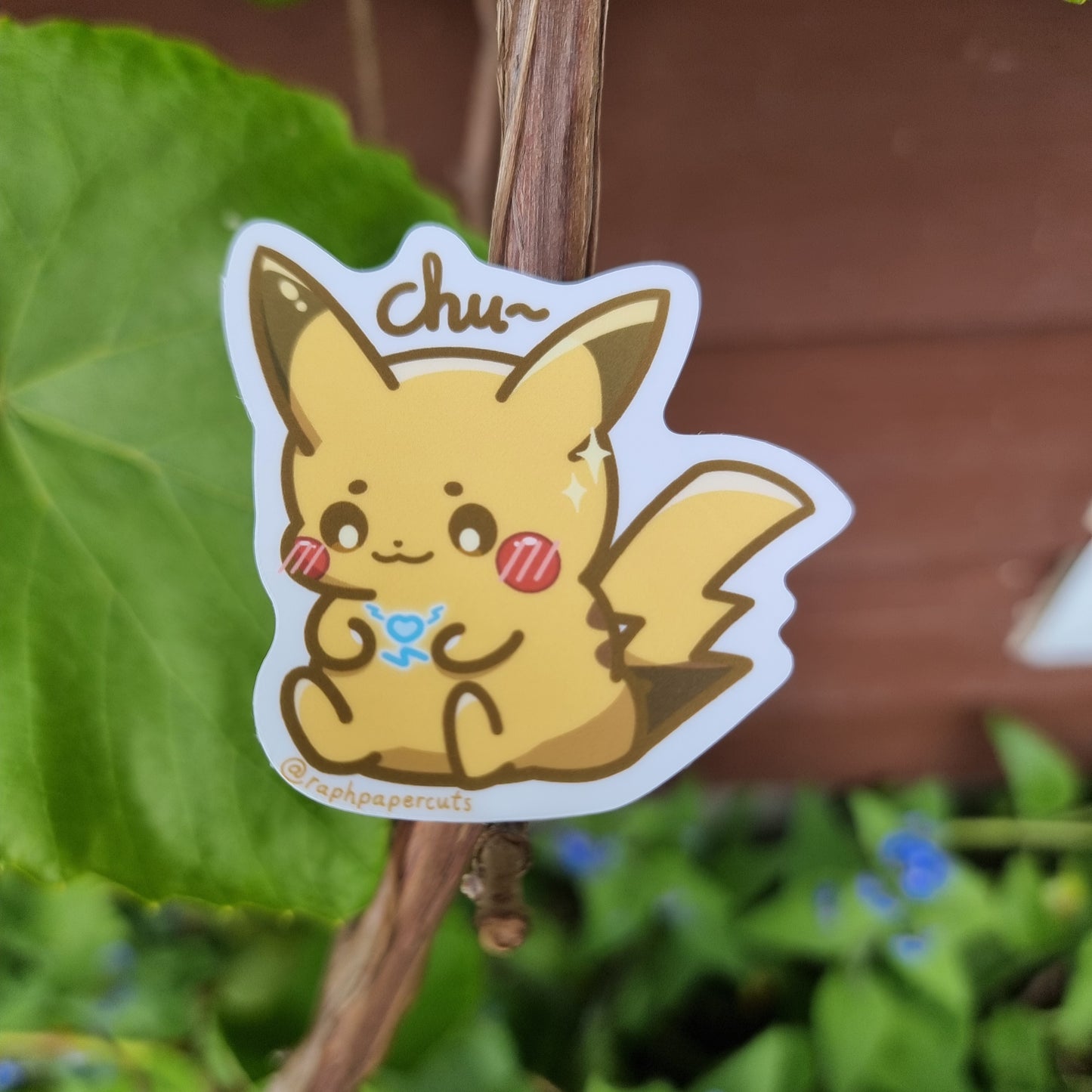 Pikachu chu Sticker