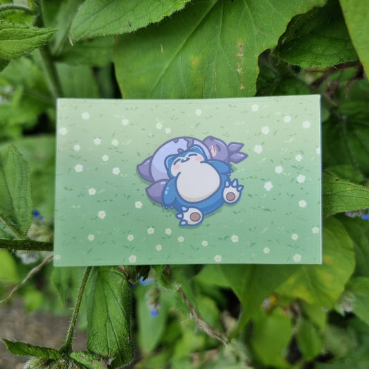 Snorlax & Totoro Card Sticker