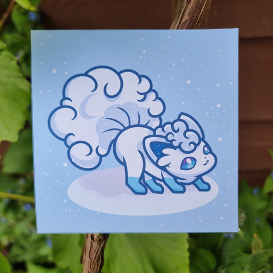 Alolan Vulpix Print