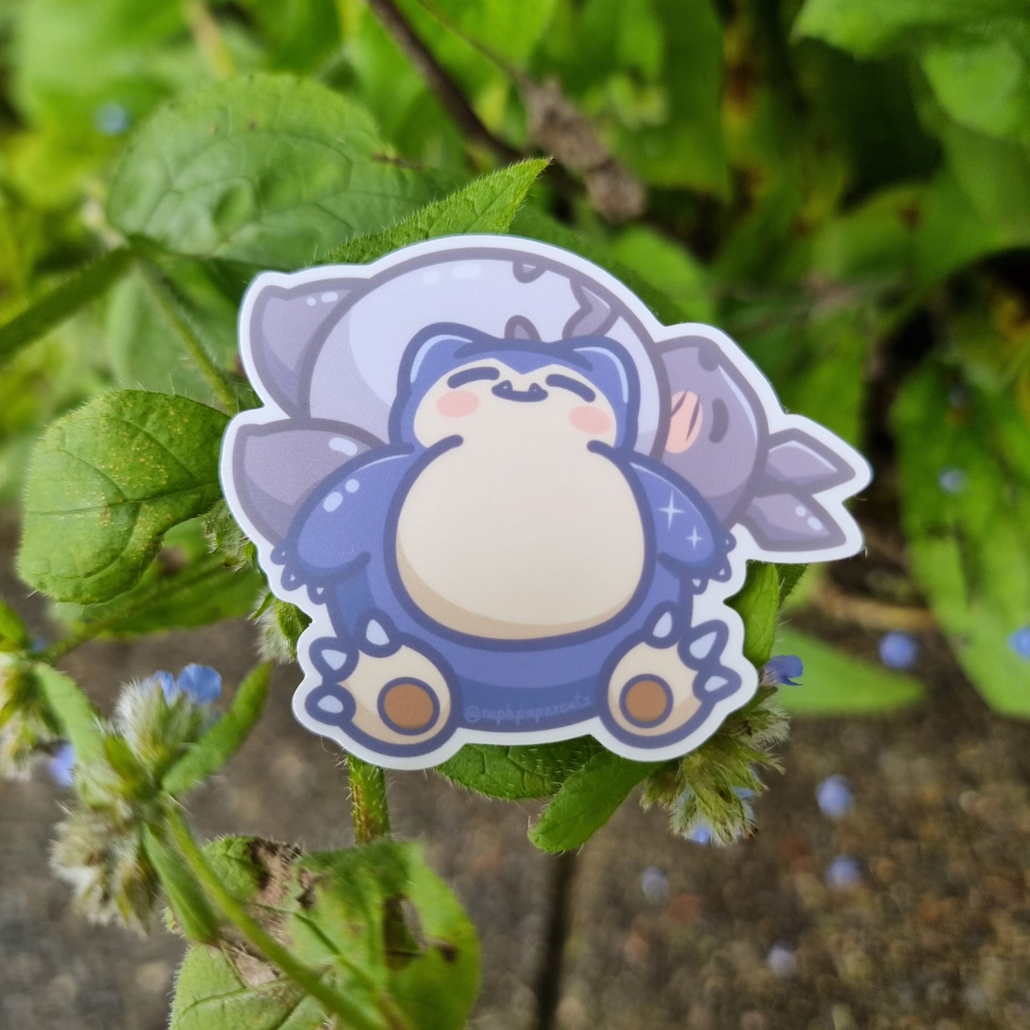 Snorlax & Totoro Sticker