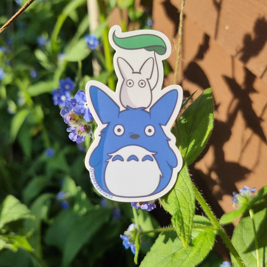 Chu & Chibi Totoro Sticker