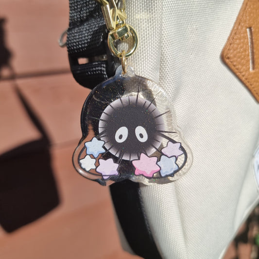 Susuwatari Stars Keychain