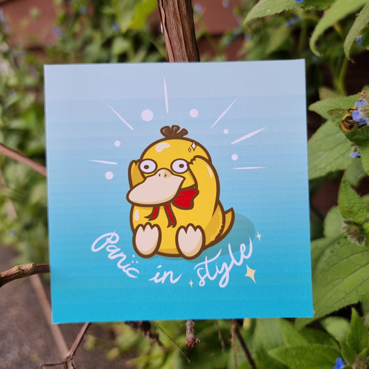 Psyduck Print