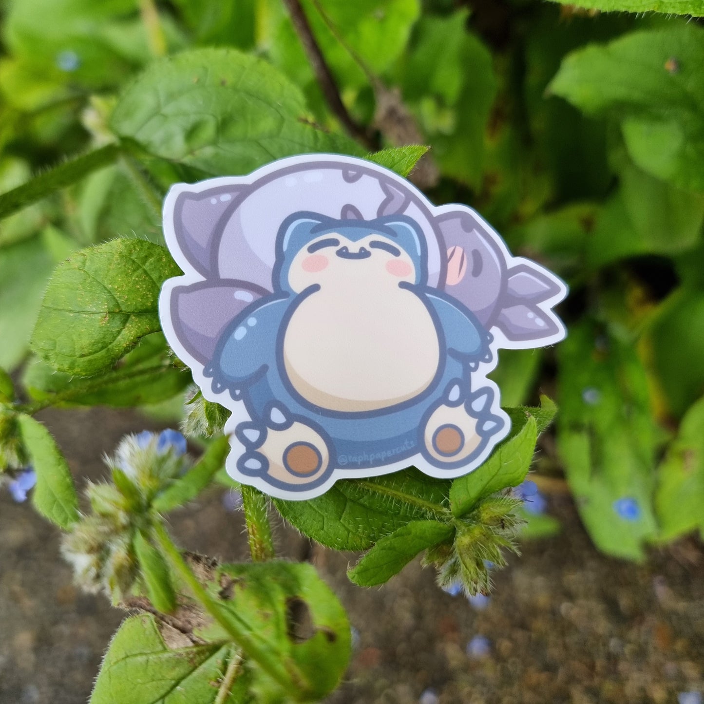 Snorlax & Totoro Sticker