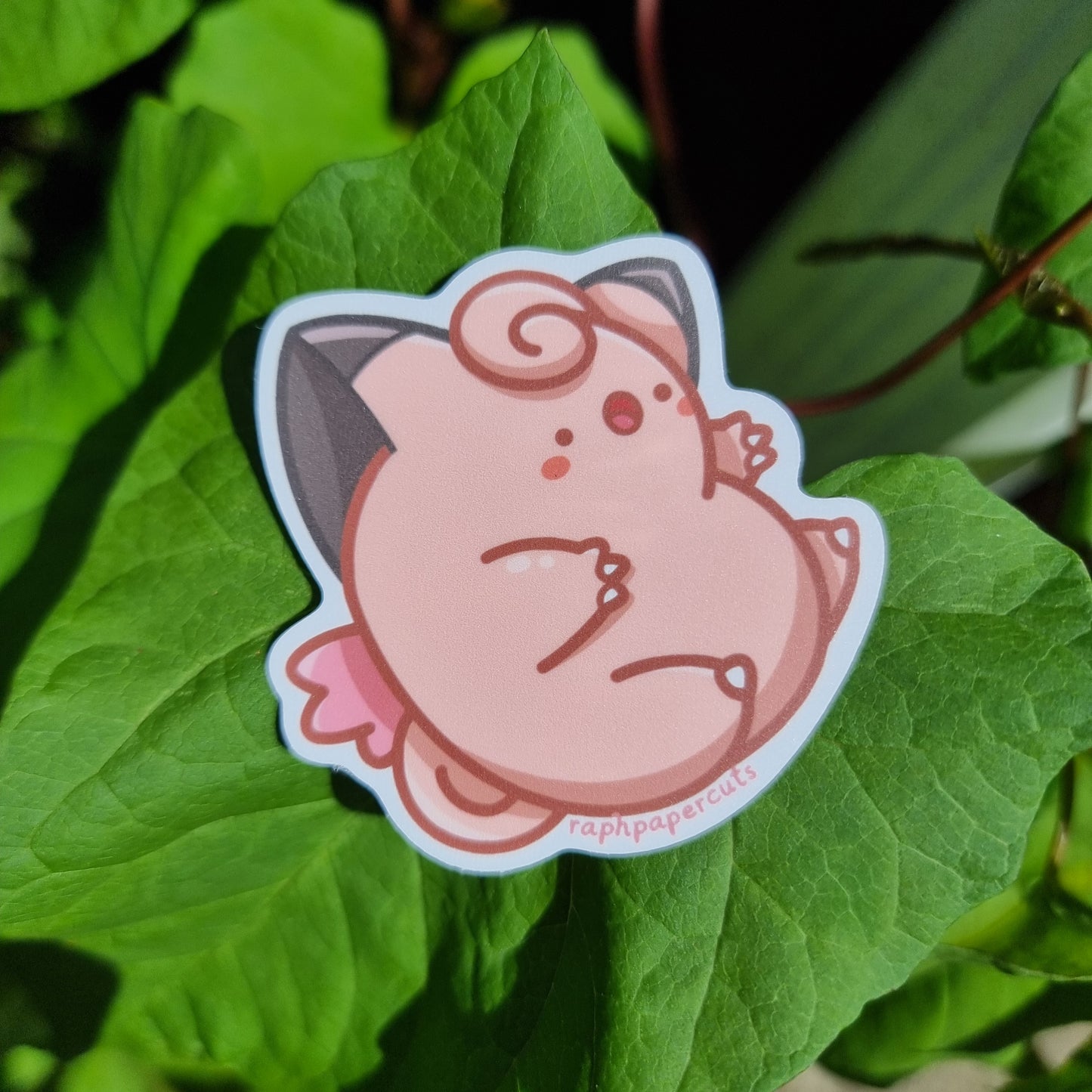 Clefable Float Sticker