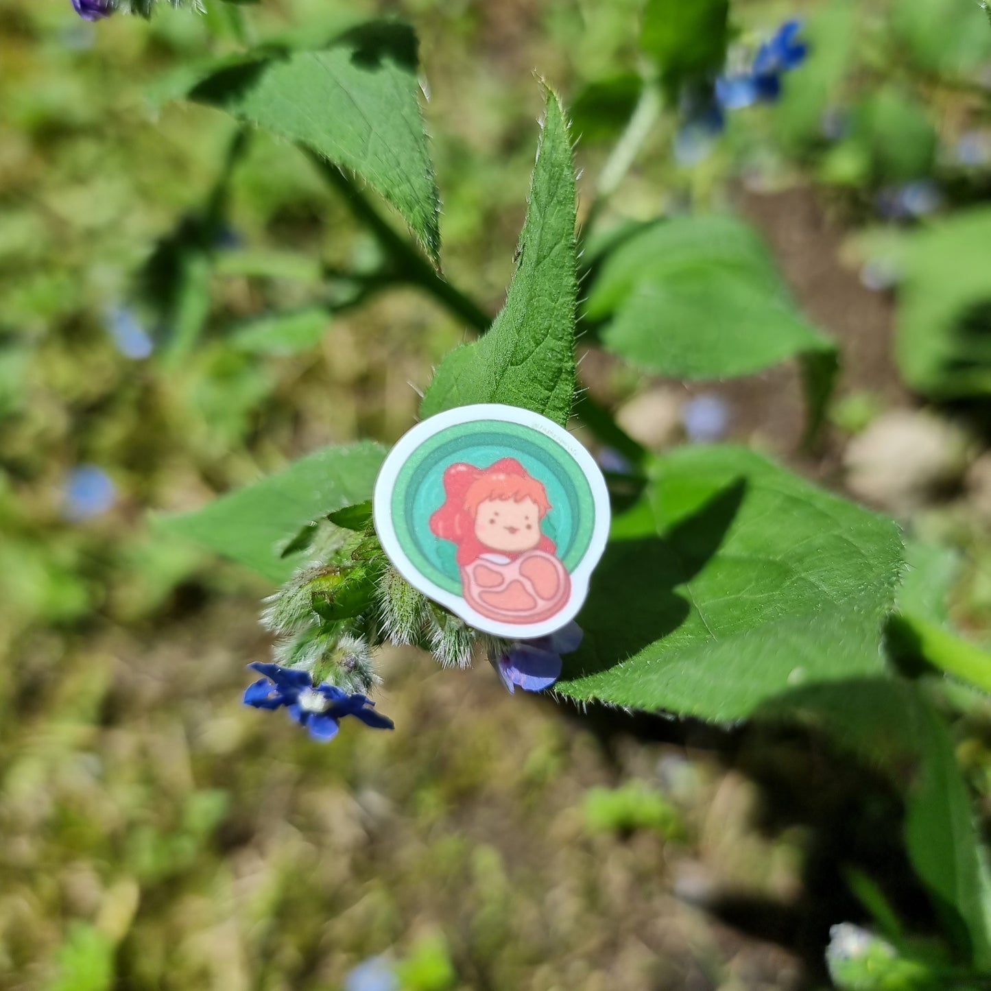 Ponyo Bucket Sticker